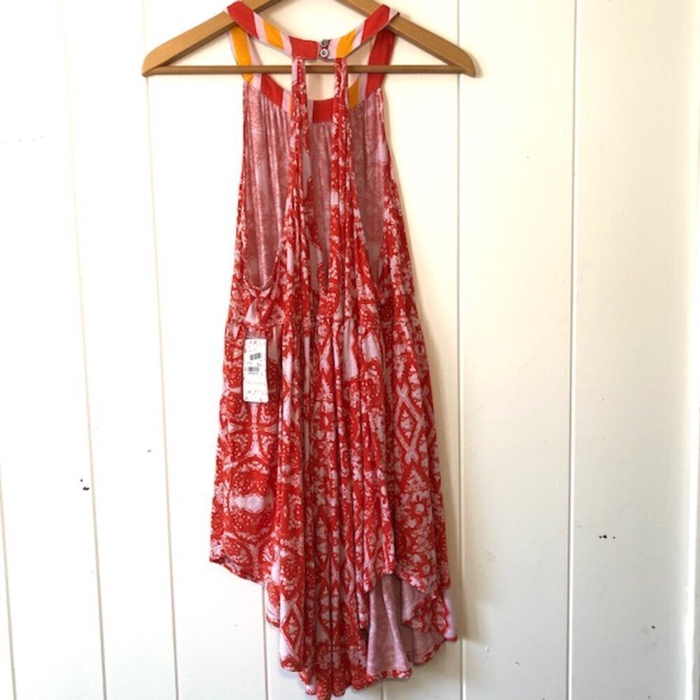 Free People Womens Tunic Flowy Mimi Boho X-Small - Picture 6 of 9